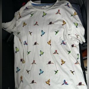 Colorful bird XL t-shirt from Cactus Man, designed by Ricky Singh.